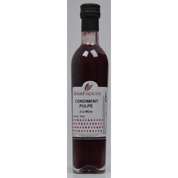 Good épices Vinaigre pulpe de mûre 250 ml