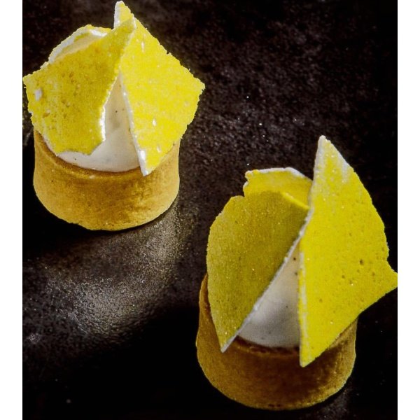 LA ROSE NOIRE VALRHONA Minis ronds sucrés citron x210 pièces 1.05kg (Préco)