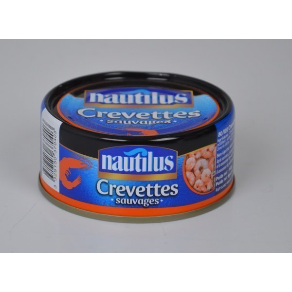 NAUTILUS Crevettes sauvages boite de 145gr