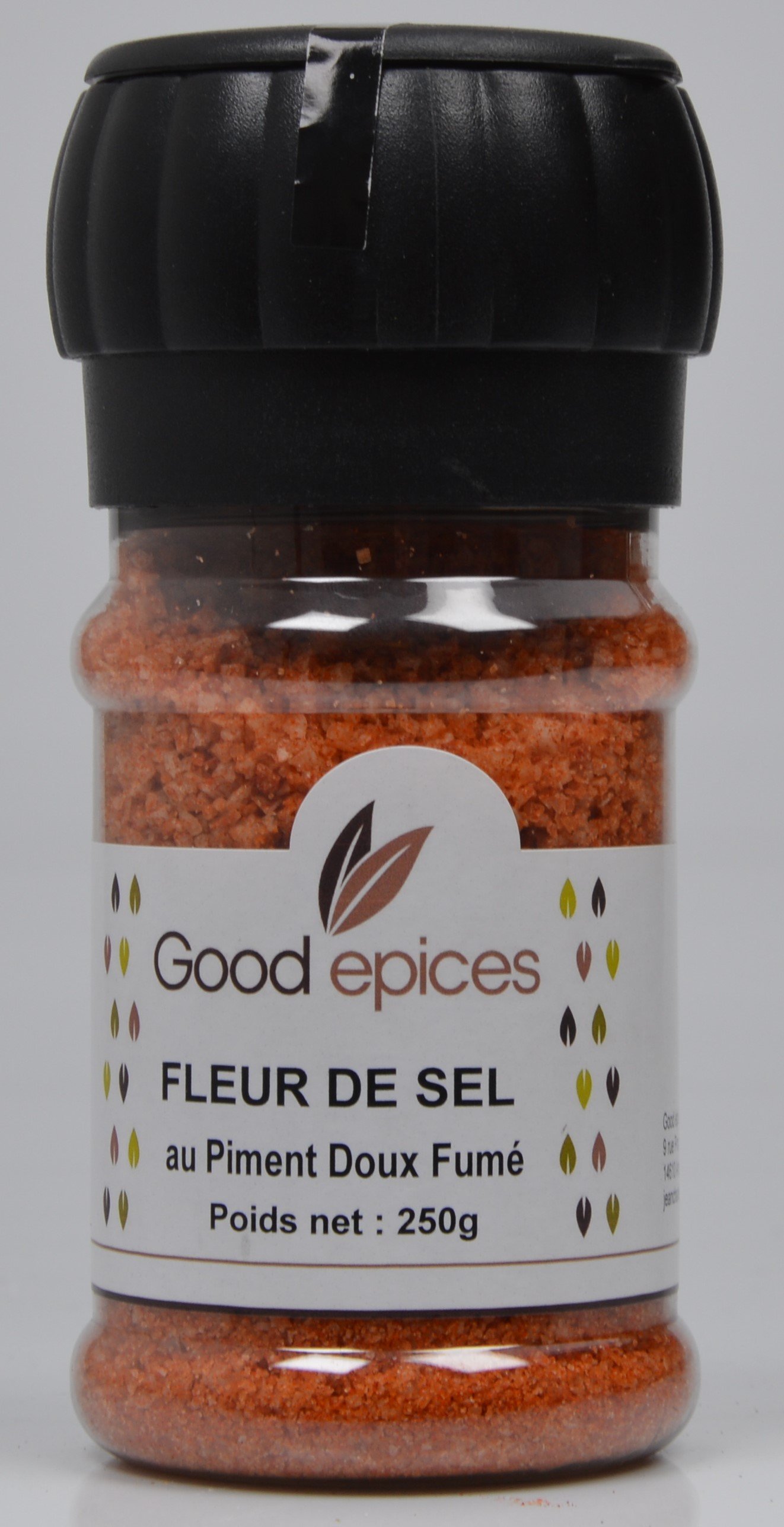 Good épices Fleur de Sel au piment doux fume 250gr Sels du monde et
