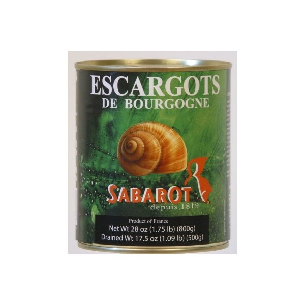Escargot de Bourgogne sauvage au court bouillon en boîte 4/4