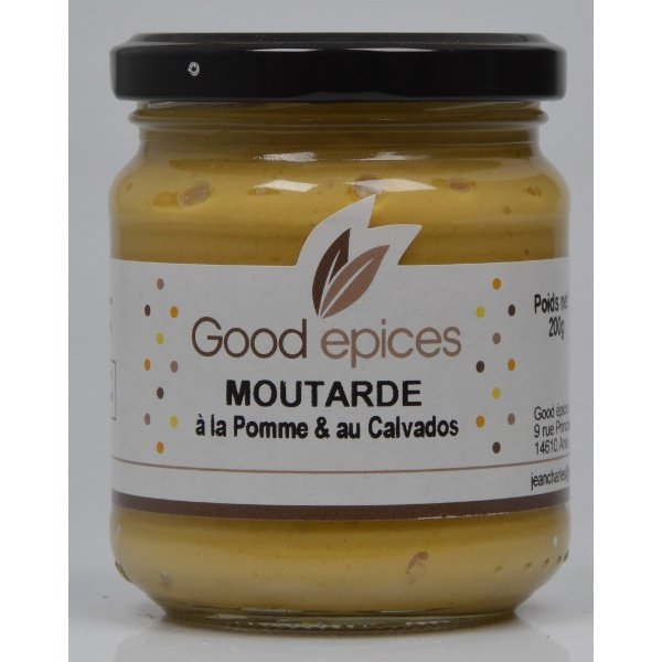 Good'épices B Moutarde pomme calvados 200gr