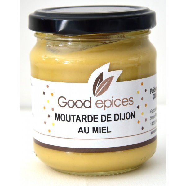 Good épices Moutarde de dijon au miel 200gr (Préco)