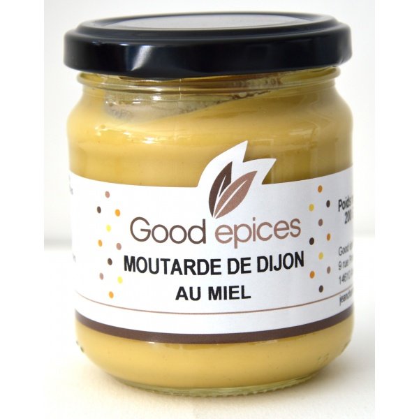 Good épices Moutarde de dijon au miel 200gr