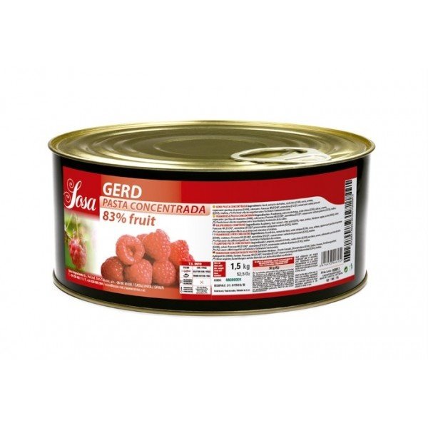 SOSA Pâte concentrée de framboise 1.5kg