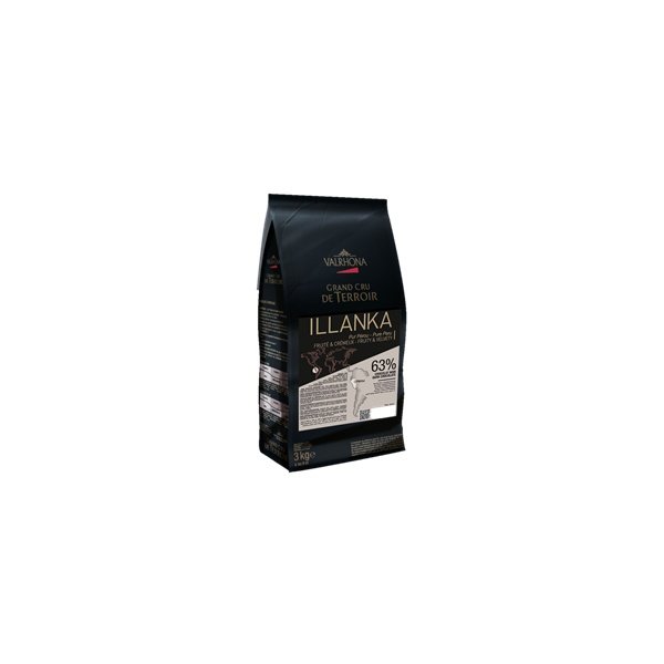 Good épices Illanka chocolat noir en 63pc  sac de 3Kg Valrhona (Préco)