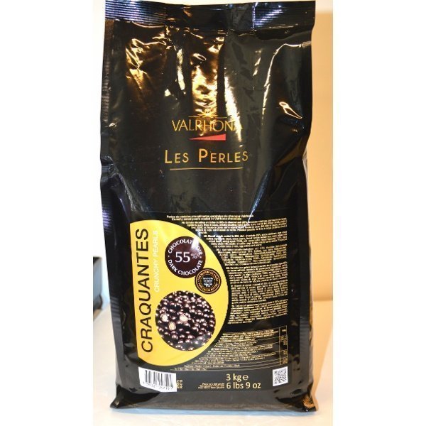 Good épices Perles craquantes 3kg chocolat noir en55pc Valrhona (Préco)