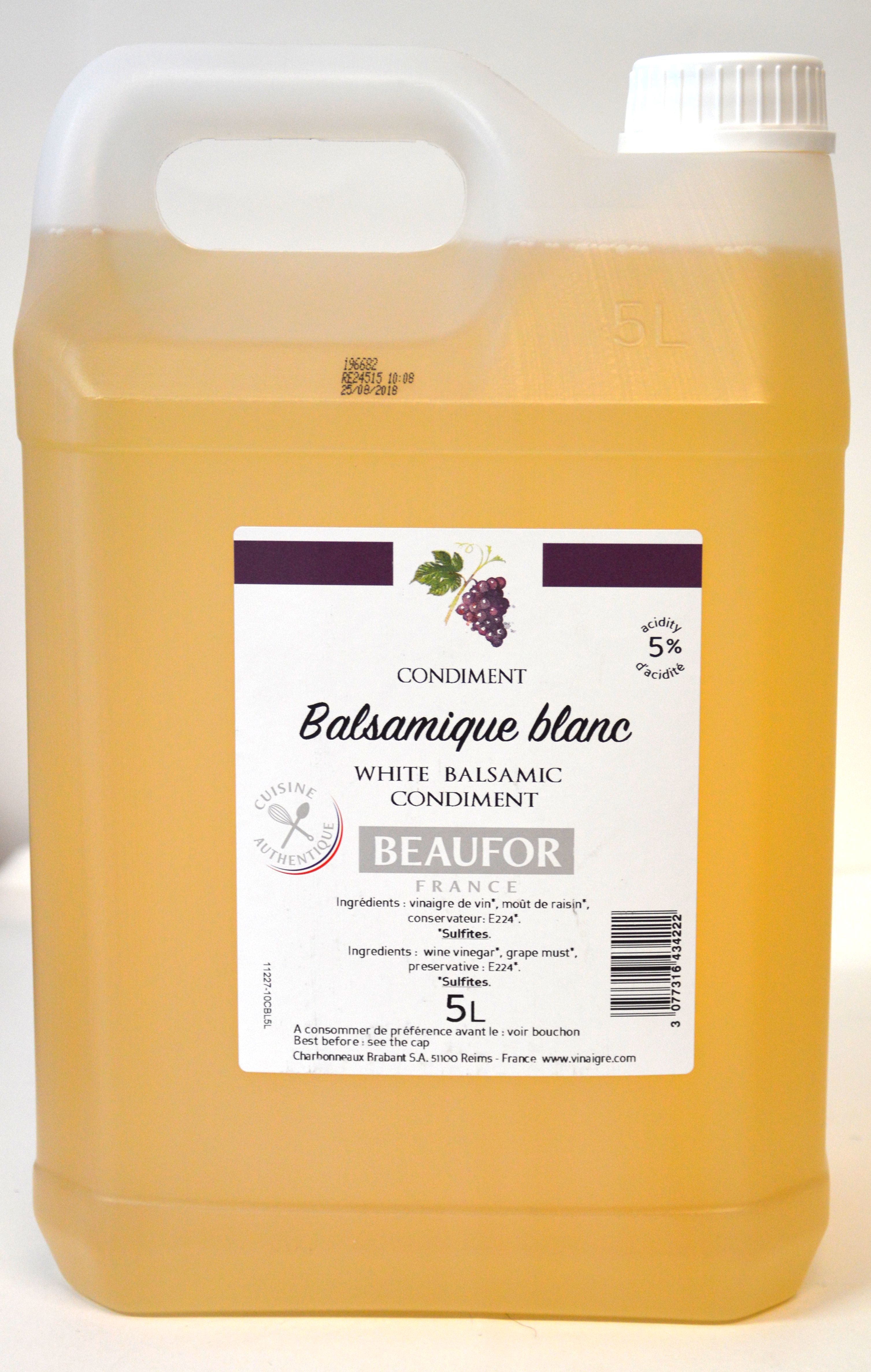 Good épices Vinaigre balsamique blanc en 5 litres Vinaigres Good épices
