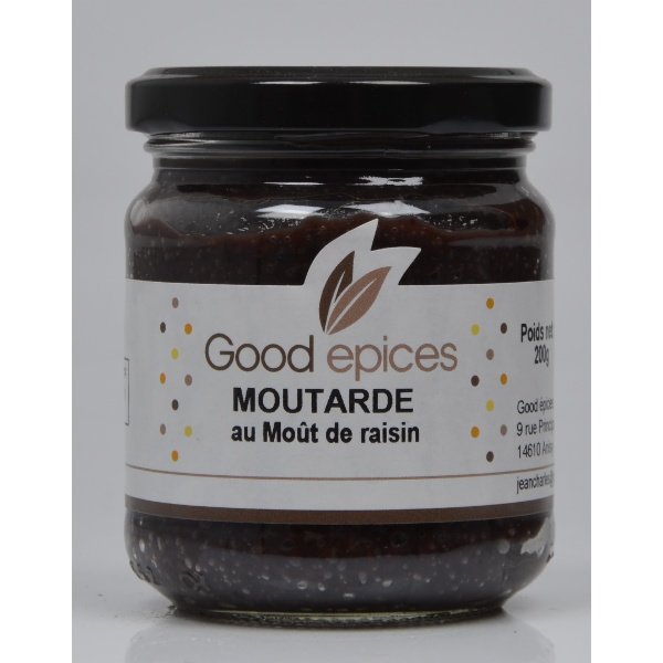 Good épices Moutarde Mout de Raisin 200gr