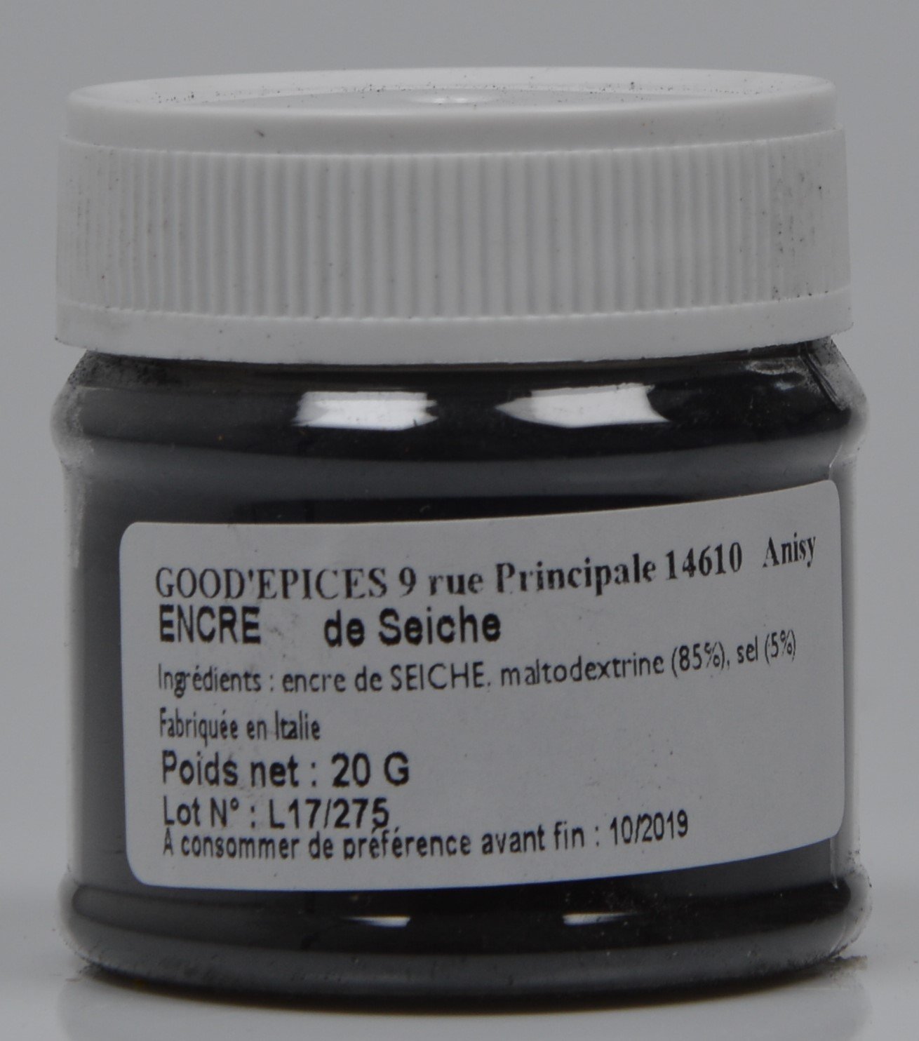 Good épices Encre de seiche 20gr Epices en Poudres Good épices