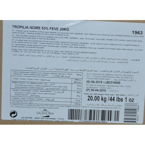 Good épices Tropilia noire carton de 12kg