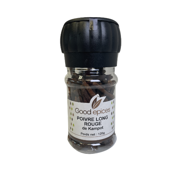 Good épices Poivre long rouge de Kampot  IGP 120gr