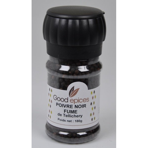 Good épices Poivre noir fumé de Tellichery 160gr