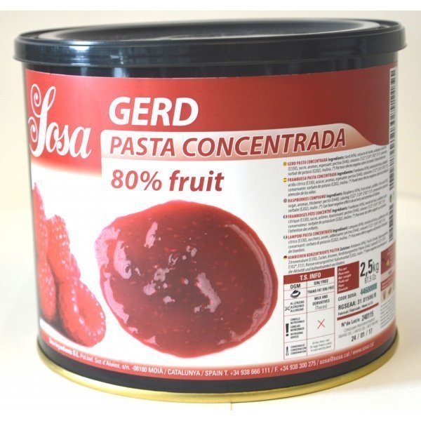 SOSA Pâte concentrée de Framboise 2.5kg
