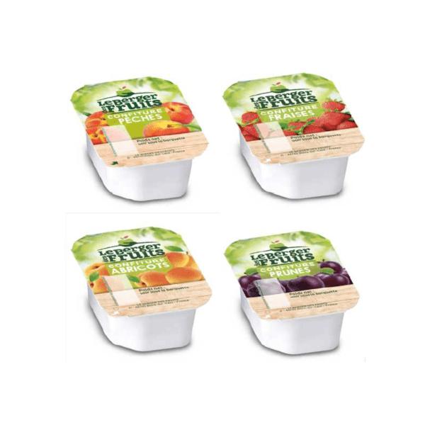 Good'épices Bl Confiture Assortiment 20gr x 144pcs 3 Parfums Berger des Fruits