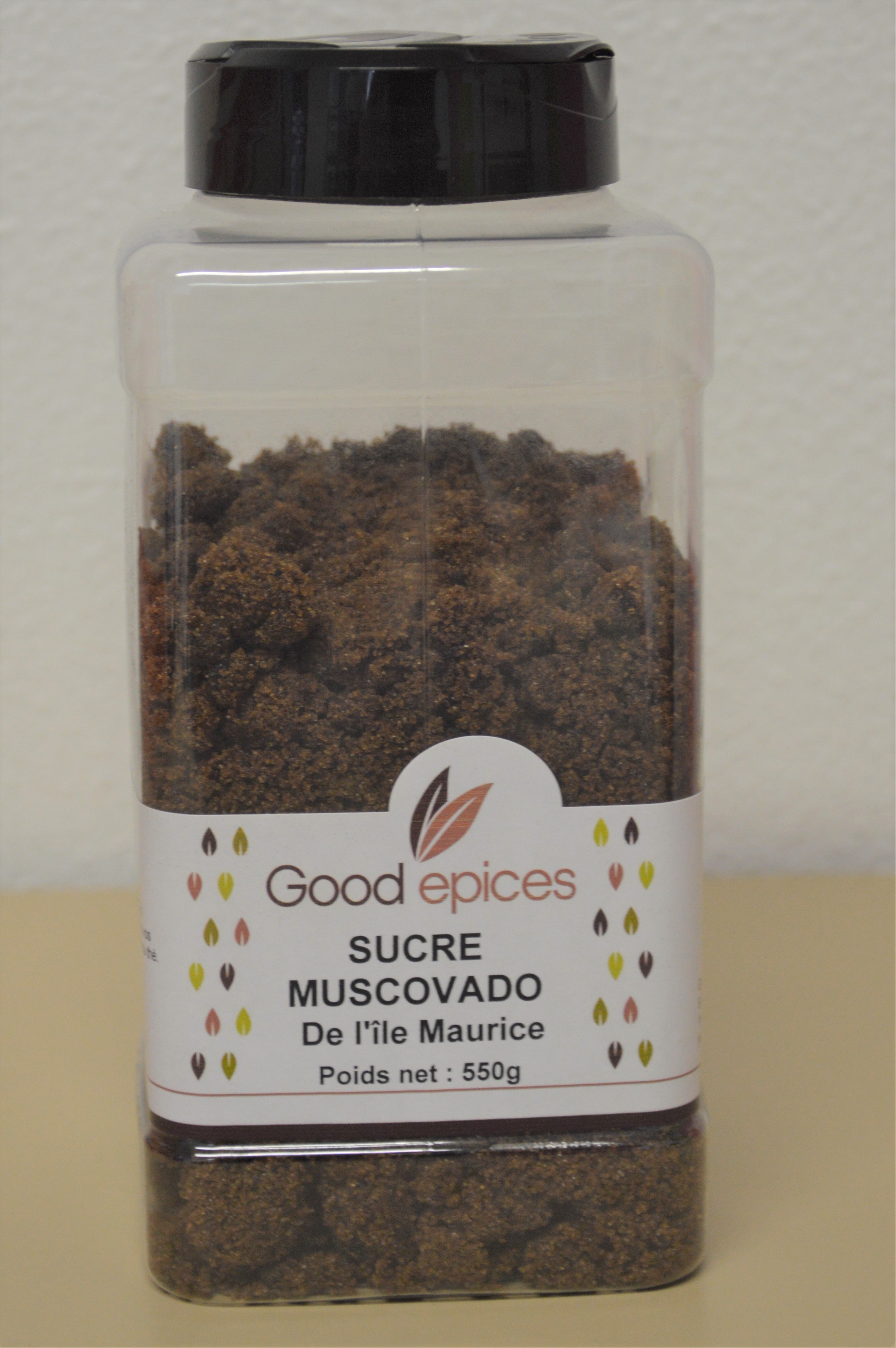 Sucre non raffiné Muscovado (mascobado) de l'Ile Maurice