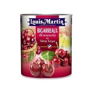 Good'épices Bl Cerises dénoyautées bigarreaux au sirop léger boite 4/4 850gr (Préco)