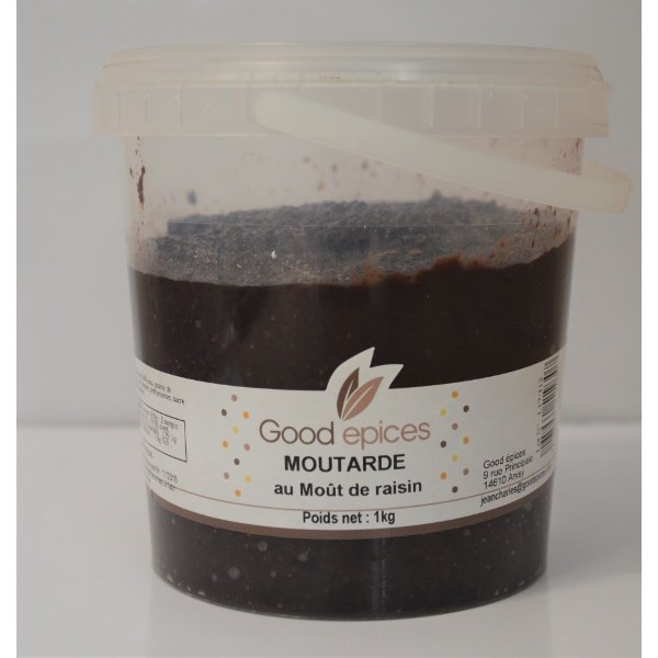 Good épices Moutarde au Moût de Raisin 1kg