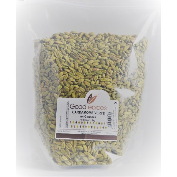 Good épices Cardamome Verte 1Kg