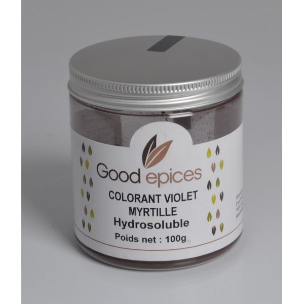 Good épices Colorant violet myrtille hydrosoluble 100gr (Préco)