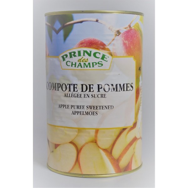Sepal Compote de pomme allégée en sucre boîte 5/1