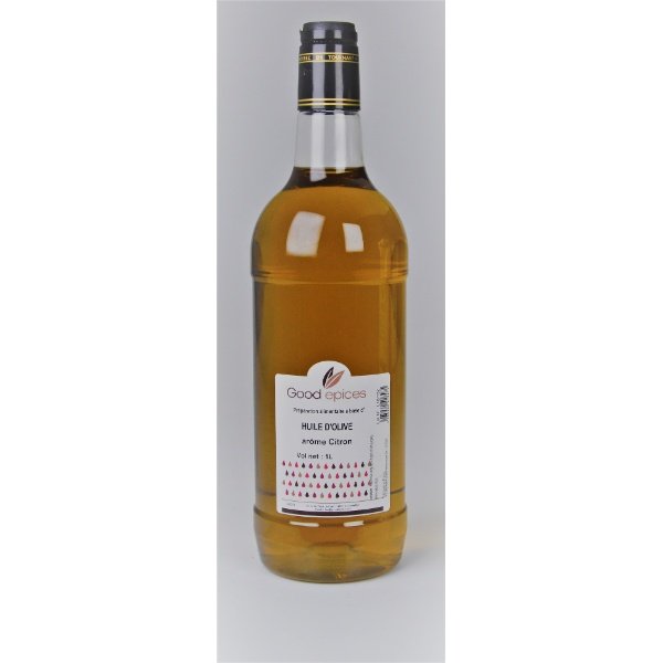 Good épices Huile olive arôme citron en 1 litre