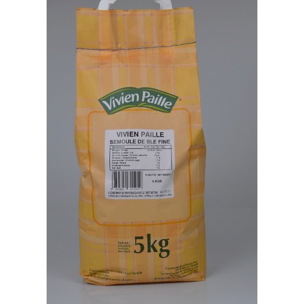 Vivien Paille Semoule de ble dur fine sac 5kg