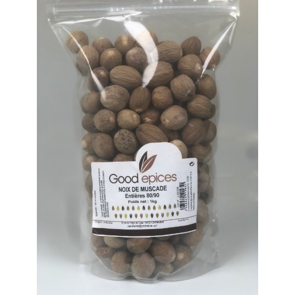 Good épices Noix de Muscade Entiere 1kg