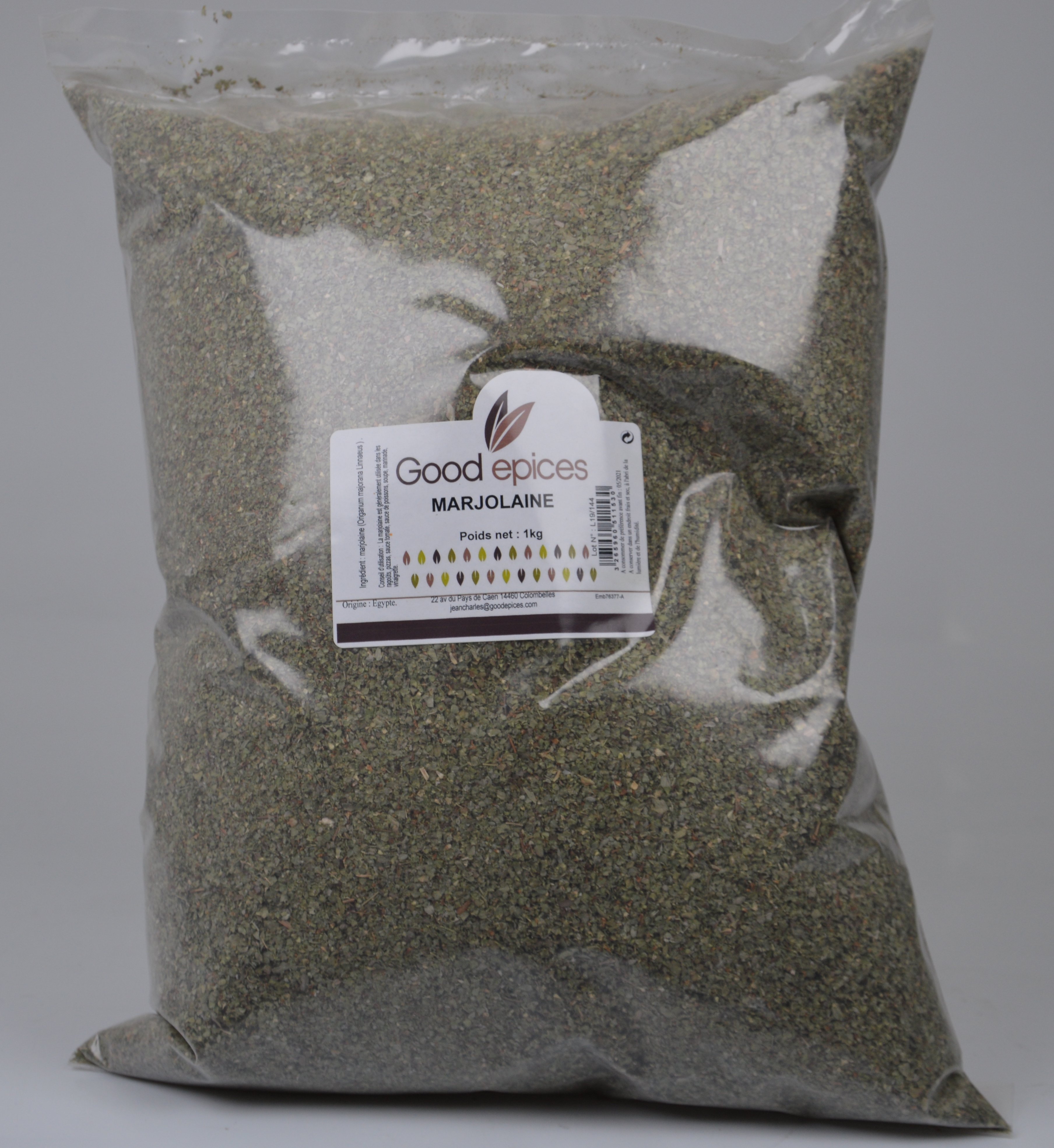 Good épices Marjolaine 1 kg Herbes Aromatiques et Algues Good épices