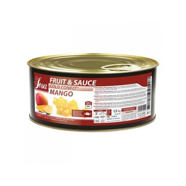 SOSA Fruit&Sauce mangue en dès 1.5kg