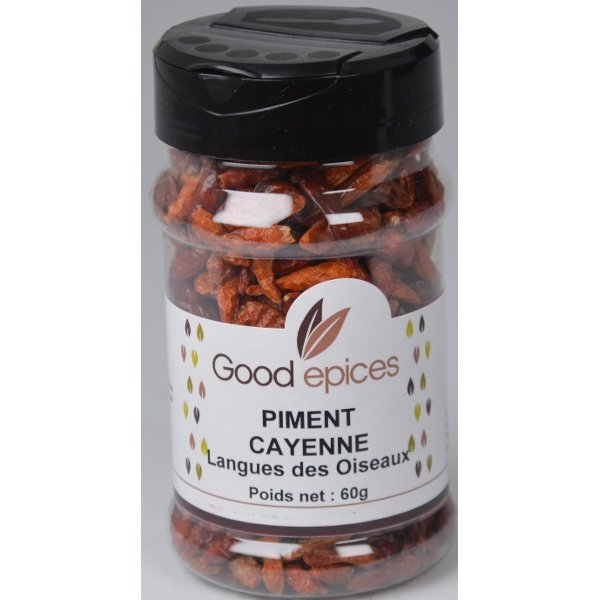 Good épices Piment Langue des Oiseaux 60gr