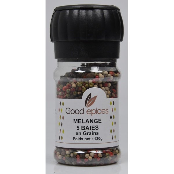 Good épices Melange 5 Baies en grains 140gr