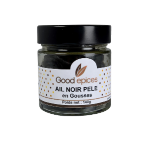 Good épices Ail noir pelé en gousses pot de 140gr