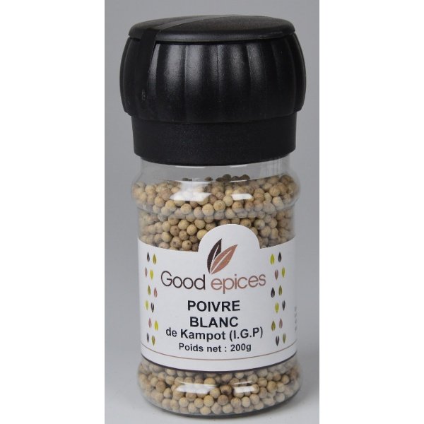 Good épices Poivre Blanc de Kampot 200gr