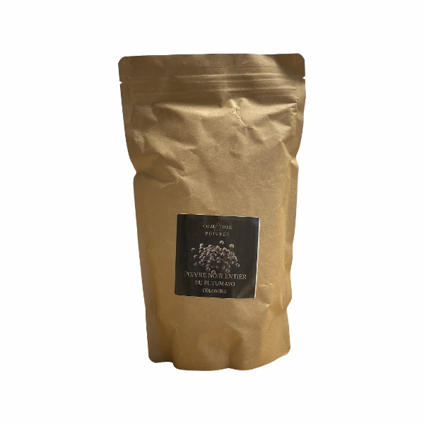 Good épices Poivre noir entier du Putumayo 500gr