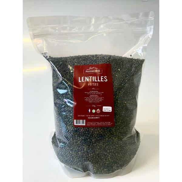 Good épices Lentilles vertes de Normandie Sac de 5kg 