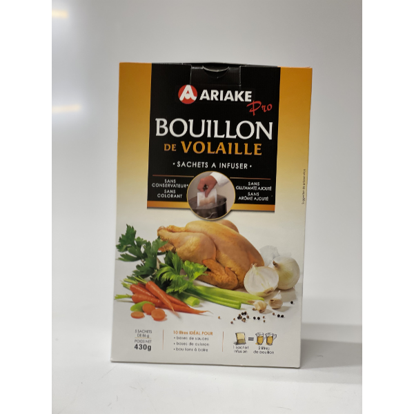 Ariake Bouillon de Volaille à infuser 275gr Fonds de Sauces et Aides