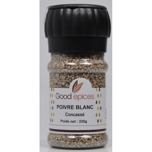 Good épices Poivre Blanc Concassé 175gr