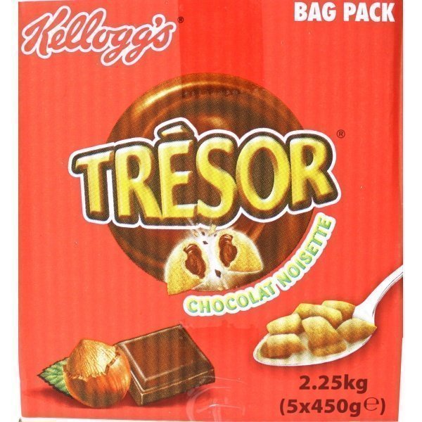 Good épices Tresor Chocolat Noisette 450gr X 5 Kellogg's