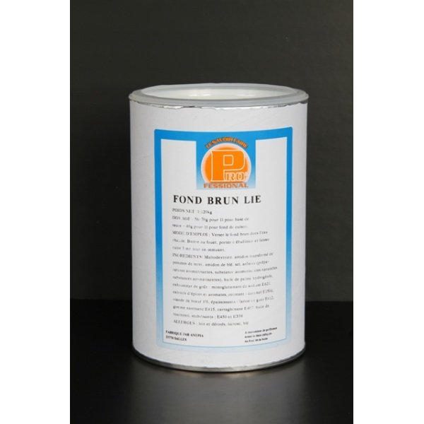 Pro fessional Fond Brun lie 1.120kg