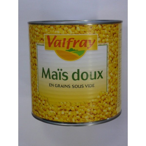 Valfray Mais Grains Sous vide boite 3/1