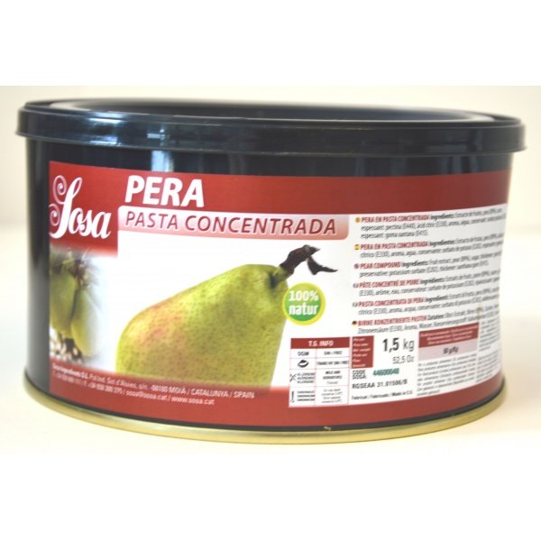 SOSA Pâte concentrée de poire 1.5kg