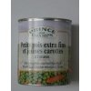 Prince des Champs Petit pois Extra Fin et Jeune Carottes a l'etuves boite 4/4