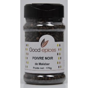 Good épices Poivre Noir de Malabar 150gr