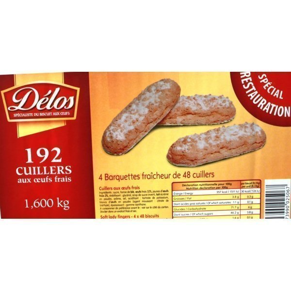 Good'épices Bl Biscuit cuiller 1.6kg x192cuillers