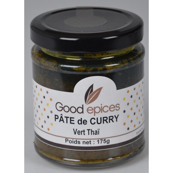 Good épices Pate de curry Vert 195gr