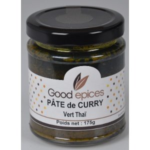 Good épices Pate de curry Vert 195gr