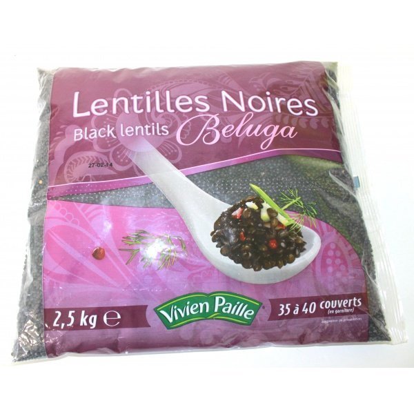 Vivien Paille Lentille Noire Beluga 2.5kg