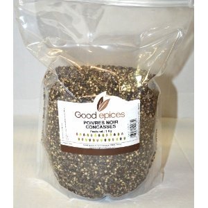 Good épices Poivre Noir Concassé Mignonnette 1kg