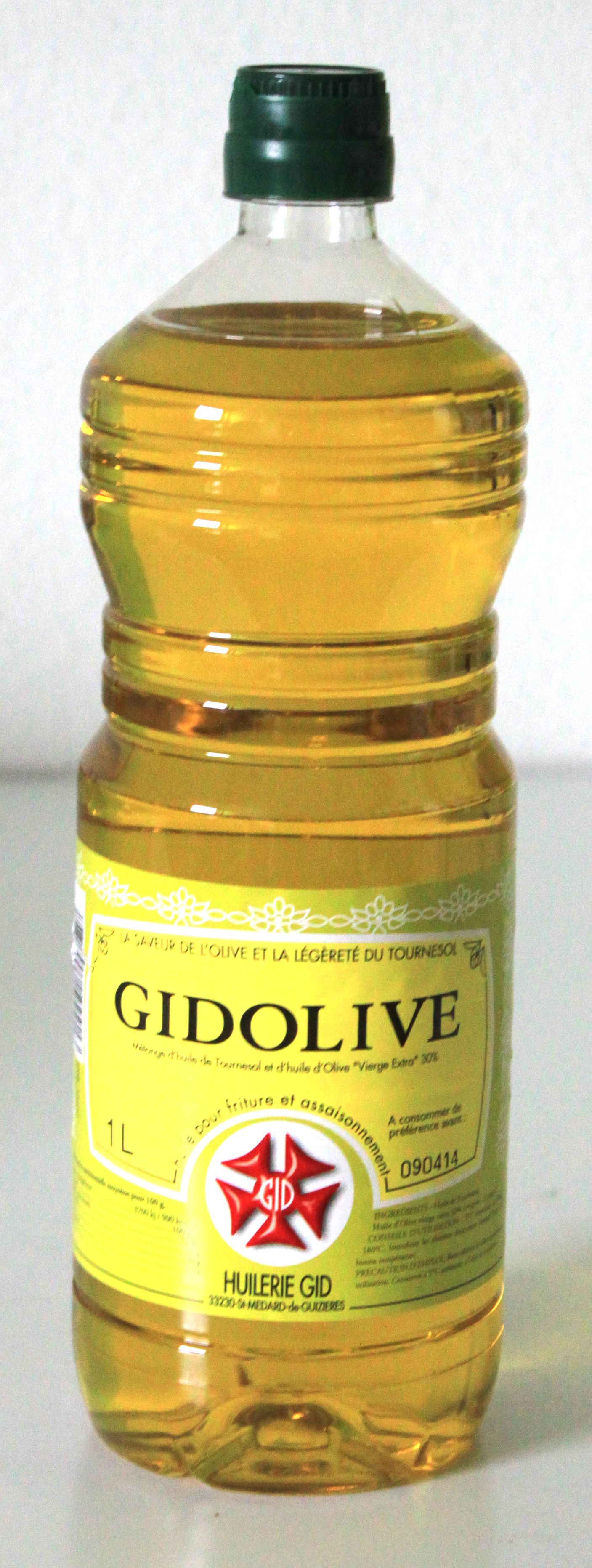 Huile GidOlive - mélange tournesol/olive 5L